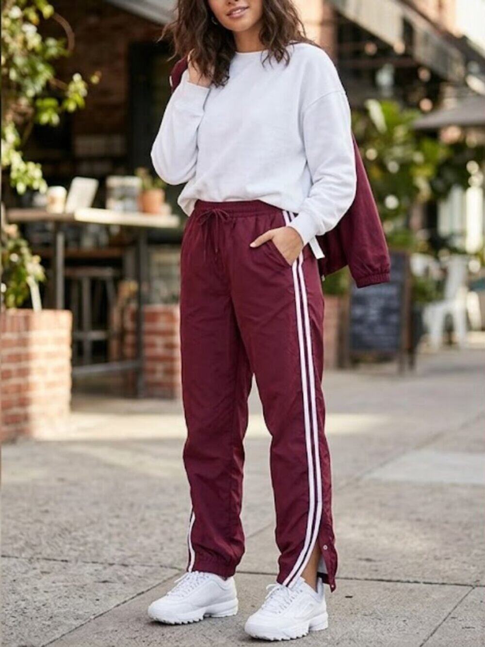 No Boundaries Track Pants Side Stripe XS NWT